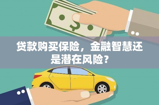 会同贷款购买保险，金融智慧还是潜在风险？