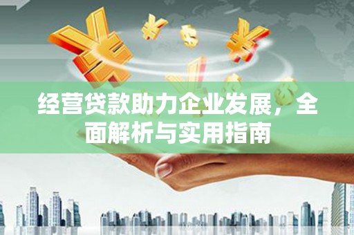 金乡经营贷款助力企业发展，全面解析与实用指南