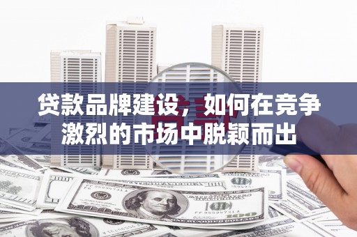 玉树贷款品牌建设，如何在竞争激烈的市场中脱颖而出