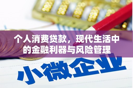 水林个人消费贷款，现代生活中的金融利器与风险管理