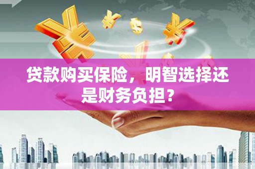 施秉贷款购买保险，明智选择还是财务负担？
