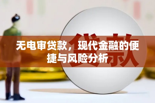 锡林郭勒无电审贷款，现代金融的便捷与风险分析