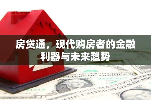 鹿泉房贷通，现代购房者的金融利器与未来趋势