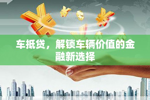 洛扎车抵贷，解锁车辆价值的金融新选择