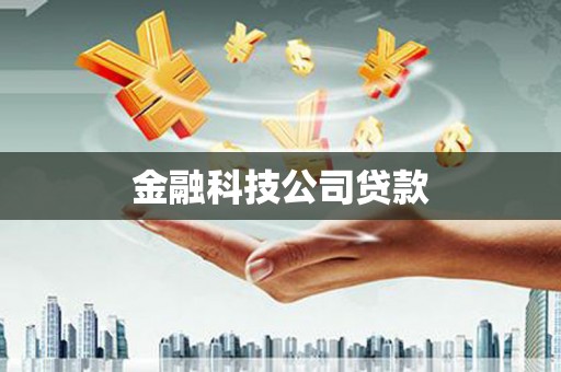 大朗金融科技公司贷款