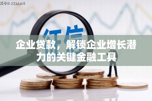 泽普企业贷款，解锁企业增长潜力的关键金融工具