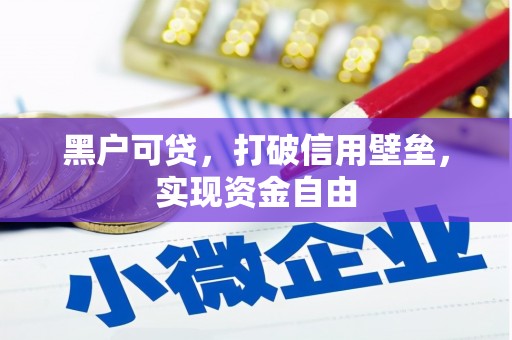 甘南黑户可贷，打破信用壁垒，实现资金自由