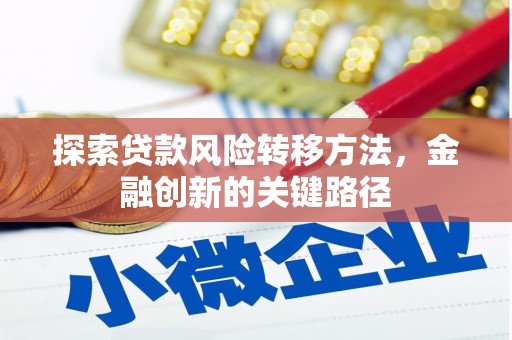 广灵探索贷款风险转移方法，金融创新的关键路径