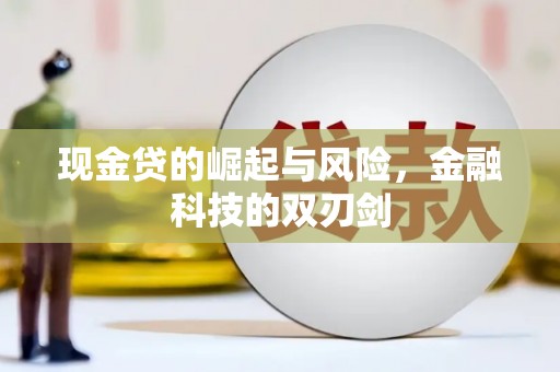 新营现金贷的崛起与风险，金融科技的双刃剑
