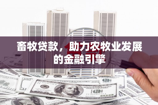 磐石畜牧贷款，助力农牧业发展的金融引擎