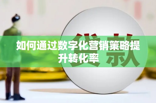 呈贡如何通过数字化营销策略提升转化率