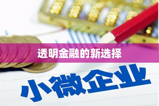 天元透明金融的新选择
